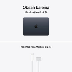 MacBook Air 13", Apple M5 čip, 10jadrové CPU, 10jadrové GPU, 32 GB, 4TB SSD, INT - Polnočná