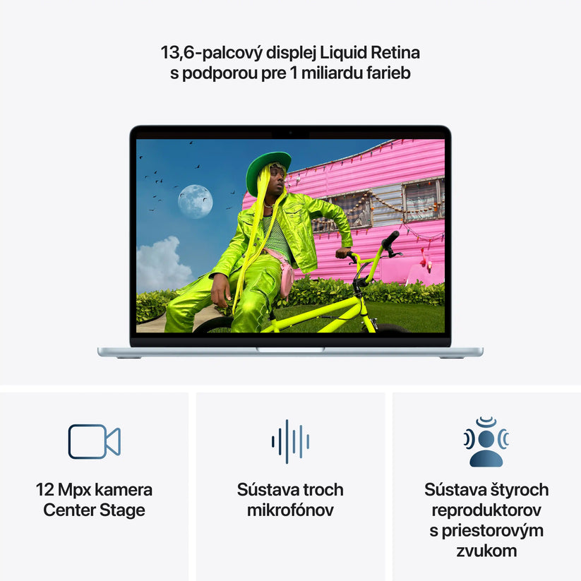 13-inch MacBook Air: Apple M5 chip with 10-core CPU and 8-core GPU, 512GB SSD - Sky Blue