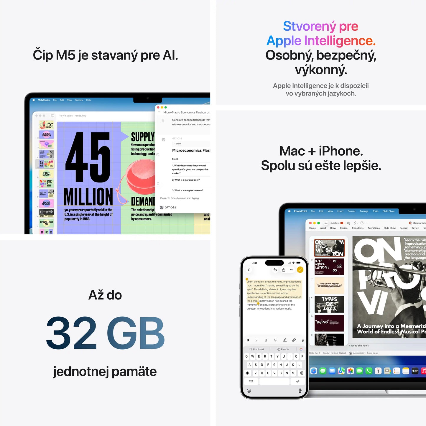 15-palcový MacBook Air: Apple M5 čip s 10-jadrovým CPU a 10-jadrovým GPU, 16GB RAM, 512GB SSD, Medzinárodná angličtina - Midnight - iSTYLE.sk