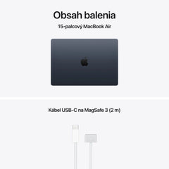 15-inch MacBook Air: Apple M5 chip with 10-core CPU and 10-core GPU, 512GB SSD - Midnight
