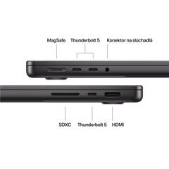 14-inch MacBook Pro: Apple M5 Pro chip with 15-core CPU and 16-core GPU, 2TB SSD - Space Black