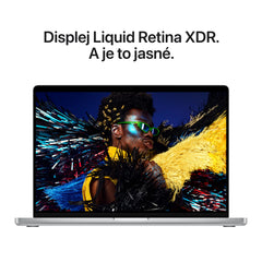 MacBook Pro 16", Displej s nanotextúrou, Apple M5 Max čip, 18jadrové CPU, 40jadrové GPU, 64 GB, 4TB SSD, SK - Strieborná