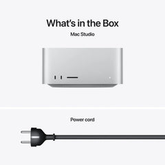 Mac Studio, Apple M3 Ultra čip, 28jadrové CPU, 60jadrové GPU, 96GB, 4TB SSD - strieborný