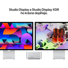 Mac Studio: Apple M5 Max čip s 18-jadrovým CPU a 40-jadrovým GPU, 128 GB jednotnej pamäte, 1TB SSD úložisko – strieborný