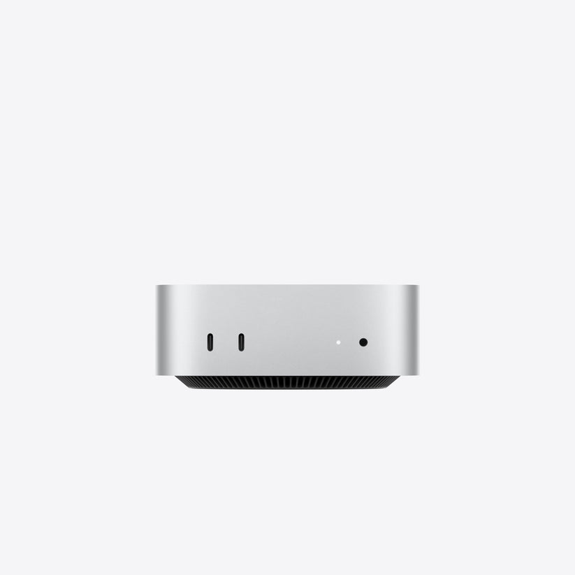 Mac mini: Apple M5 Pro čip s 18-jadrovým CPU a 20-jadrovým GPU, 64 GB jednotnej pamäte, 2TB SSD úložisko, 2,5-gigabitový Ethernet – strieborný - iSTYLE.sk