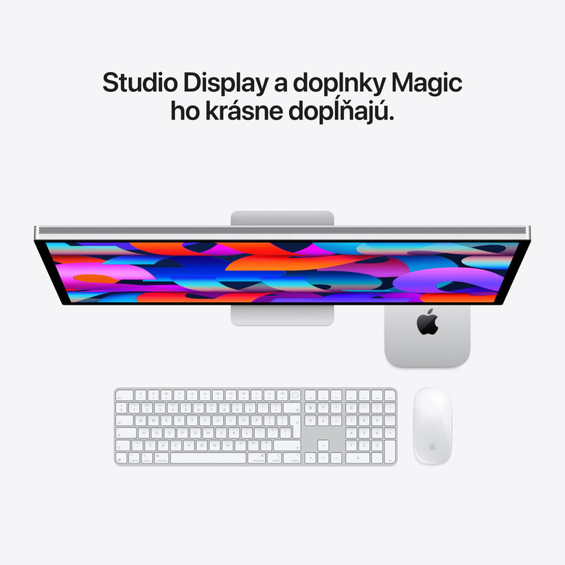 Mac mini: Apple M5 Pro čip s 18-jadrovým CPU a 20-jadrovým GPU, 24 GB jednotnej pamäte, 1TB SSD úložisko, 2,5-gigabitový Ethernet – strieborný - iSTYLE.sk