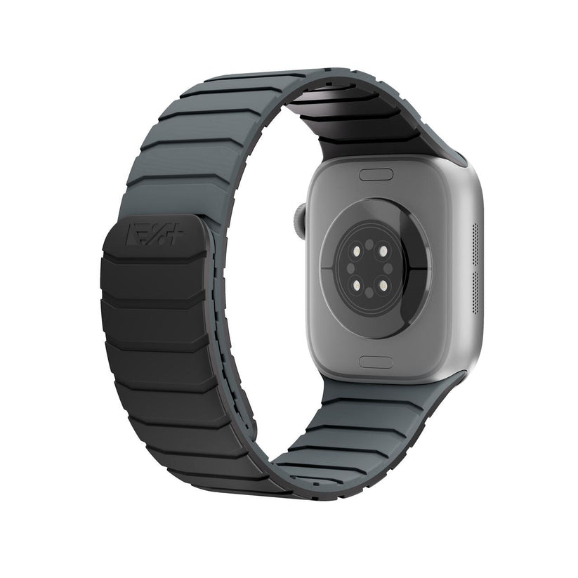 Magnetický remienok NextOne Magnetic Switch pre Apple Watch 38/40/41/42 mm – čierno-sivý