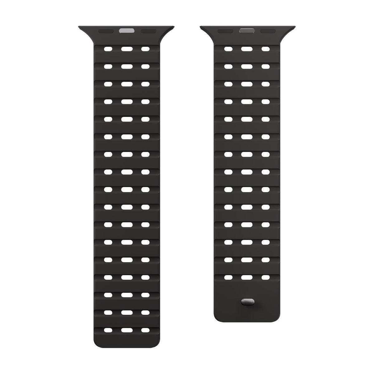 Silikónový remienok NextOne Silicone Strap pre Apple Watch 42/44/45/46/49 mm – čierny