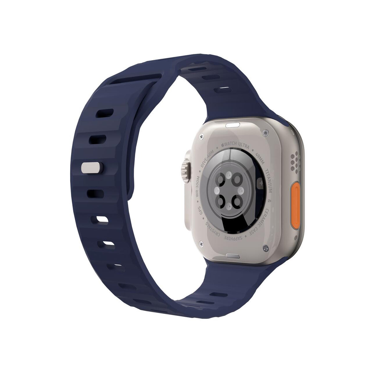 Silikónový remienok NextOne Silicone Active Band pre Apple Watch 42/44/45/46/49 mm – modrý