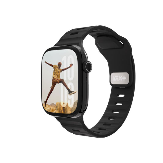 Silikónový remienok NextOne Silicone Active Band pre Apple Watch 38/40/41/42 mm – čierny