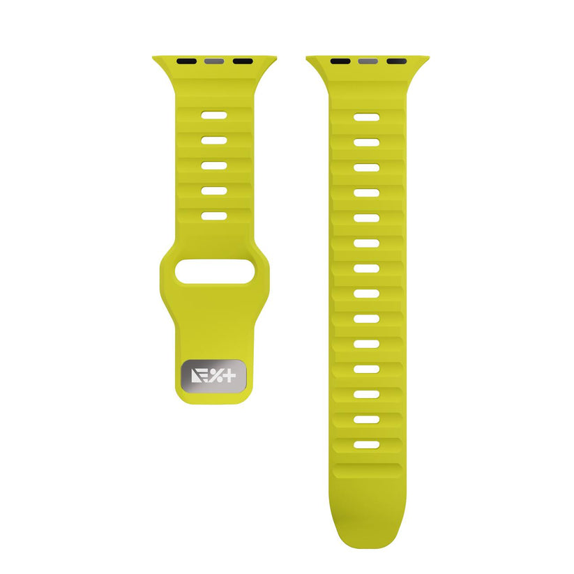 Silikónový remienok NextOne Silicone Active Band pre Apple Watch 38/40/41/42 mm – fluorescenčne žltý