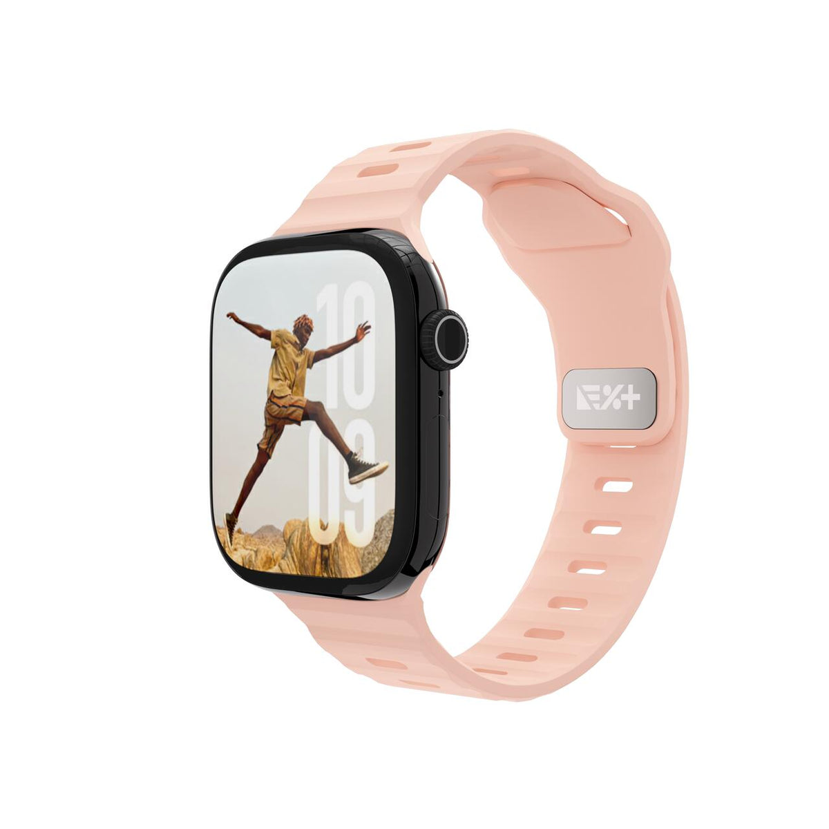 Silikónový remienok NextOne Silicone Active Band pre Apple Watch 38/40/41/42 mm – ružový