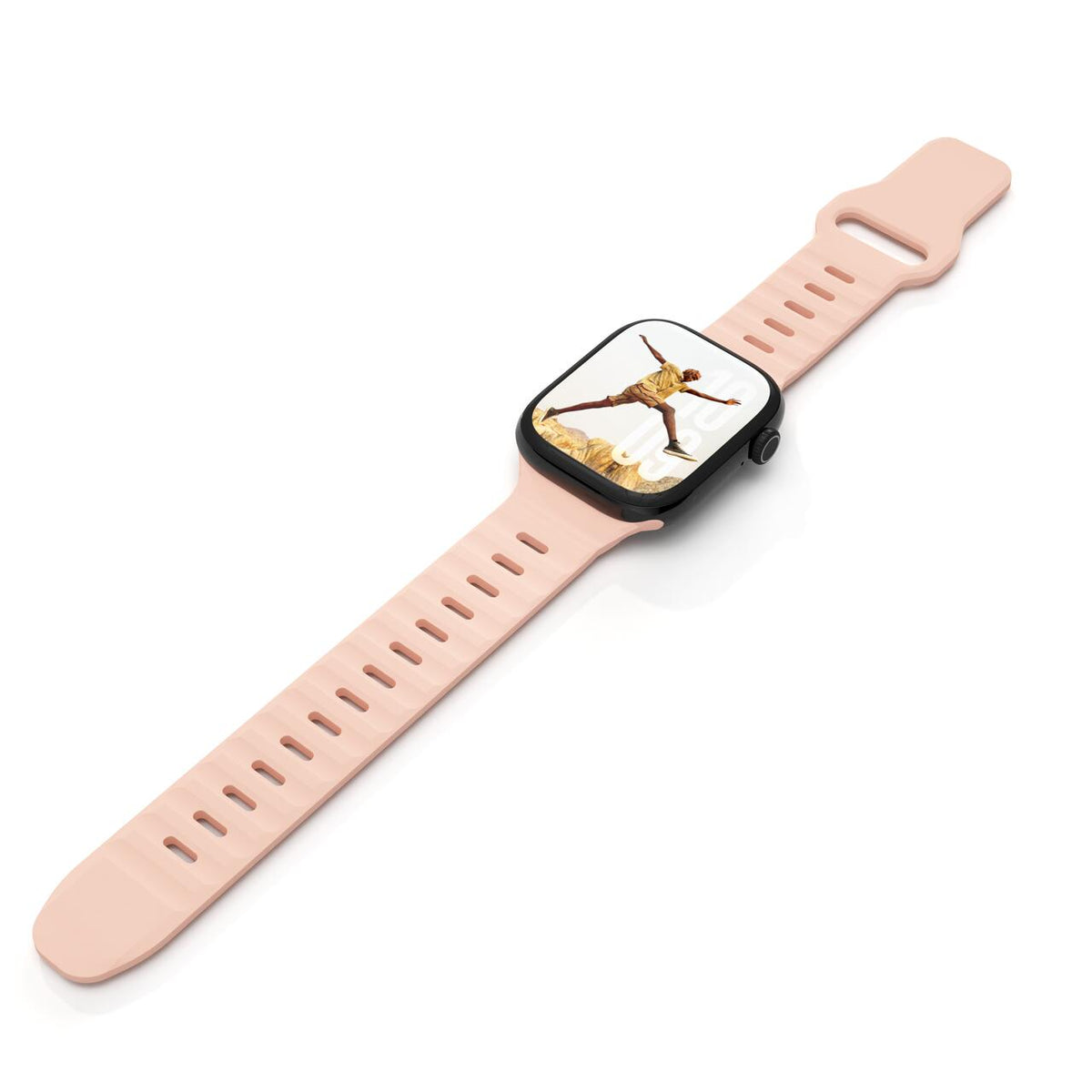 Silikónový remienok NextOne Silicone Active Band pre Apple Watch 38/40/41/42 mm – ružový