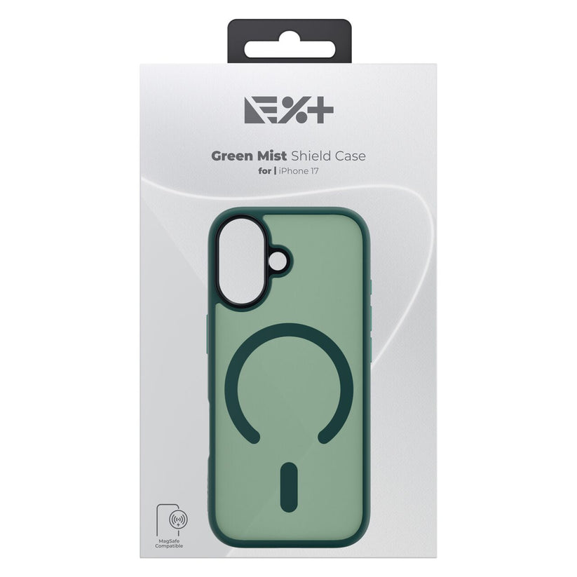 Kryt NextOne Mist Shield pre iPhone 17 – zelený