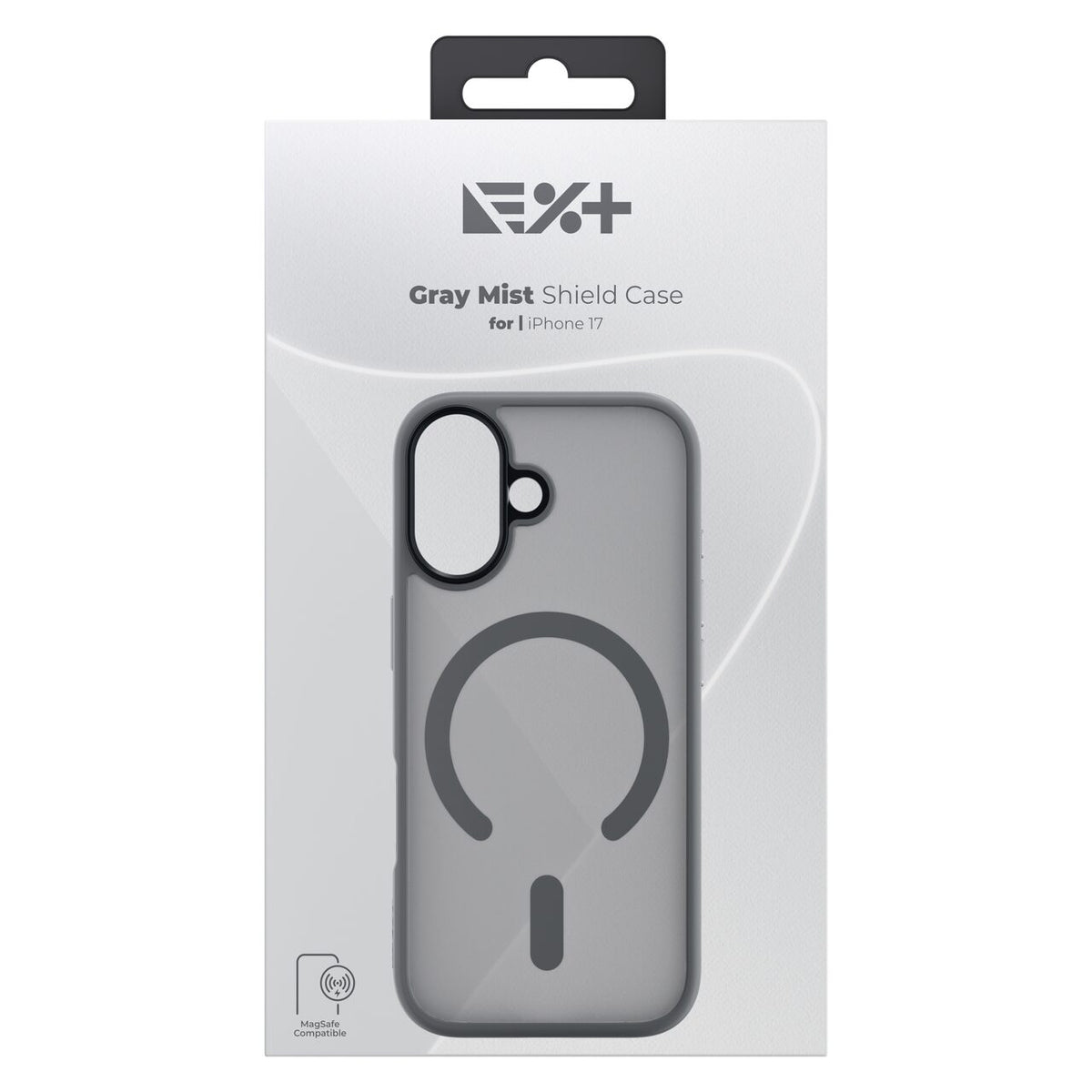 Kryt NextOne Mist Shield pre iPhone 17 – sivý