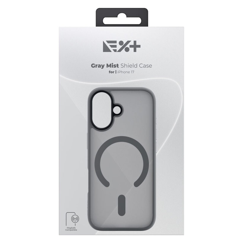 Kryt NextOne Mist Shield pre iPhone 17 – sivý