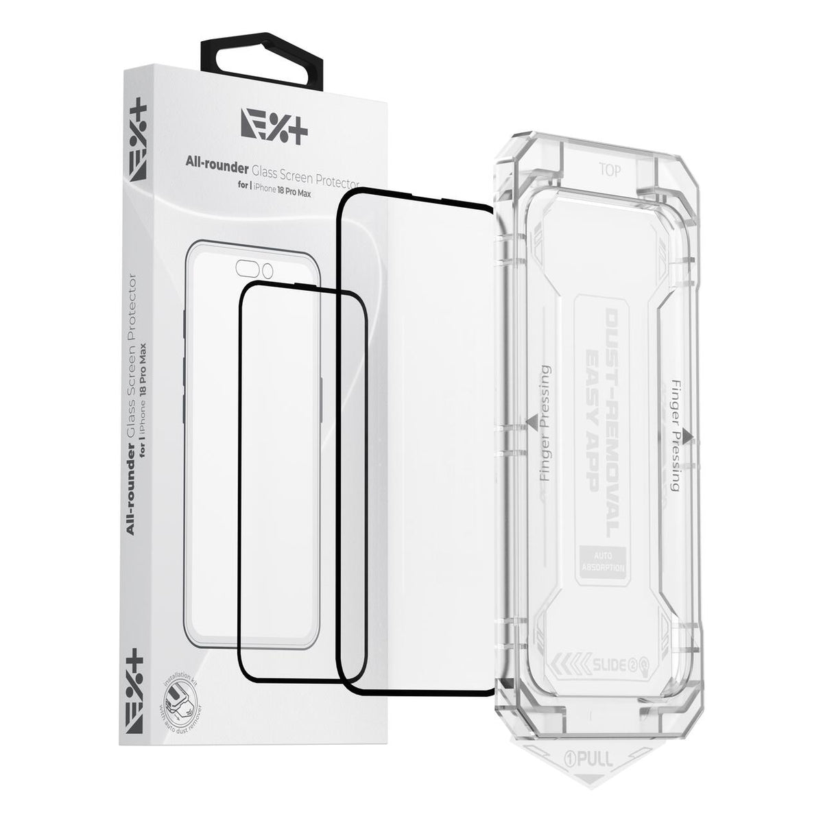 Ochranné sklo NextOne All-Rounder pre iPhone 18 Pro Max s inštalačnou sadou