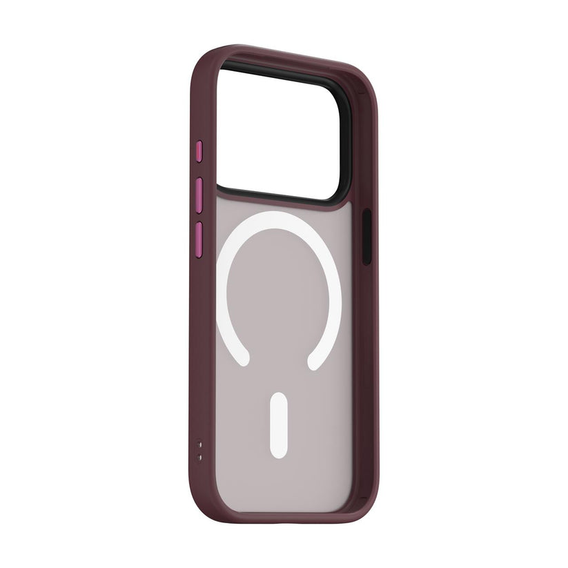 Kryt NextOne Mist Shield pre iPhone 18 Pro – tmavá čerešňová - iSTYLE.sk