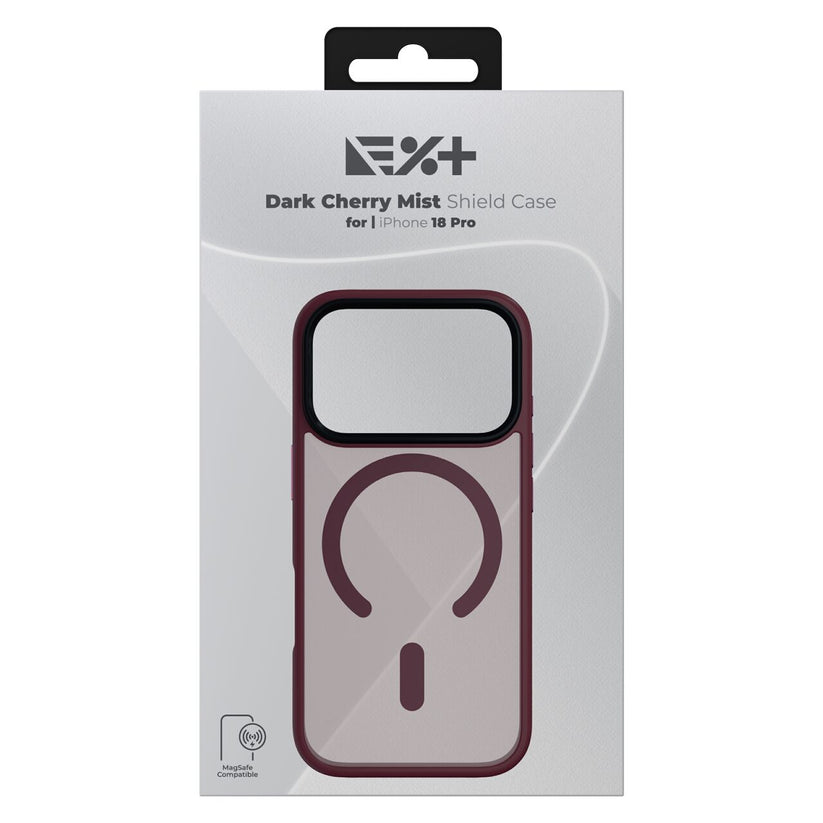 Kryt NextOne Mist Shield pre iPhone 18 Pro – tmavá čerešňová - iSTYLE.sk