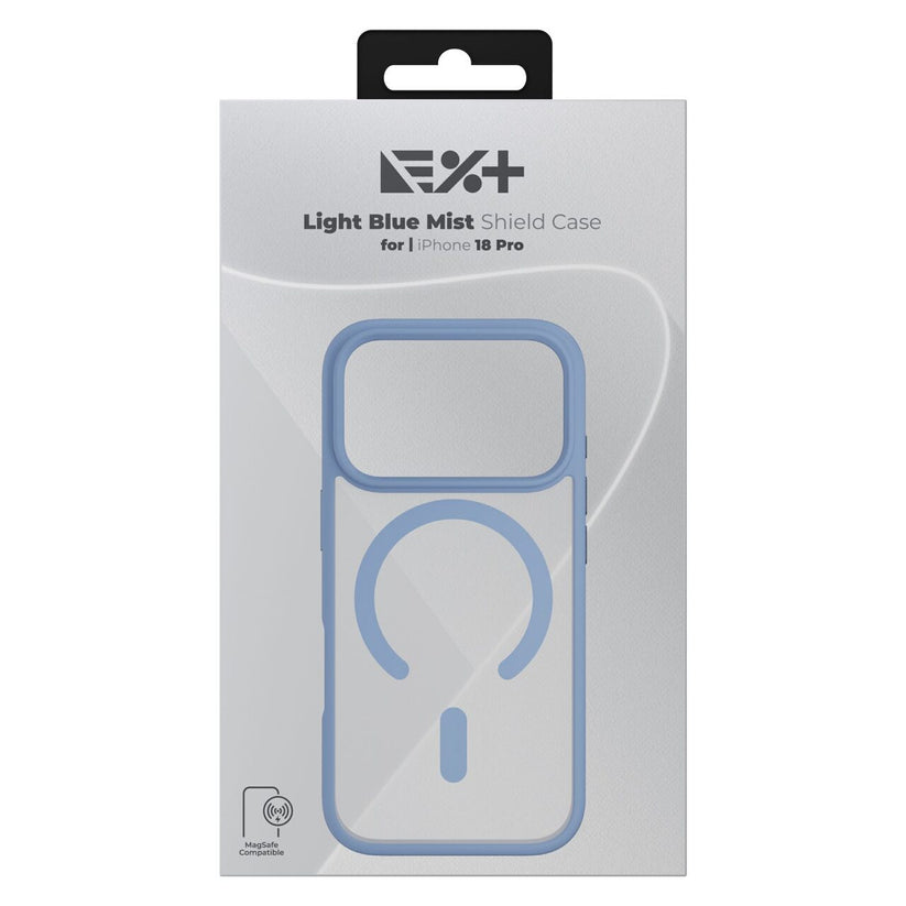 Kryt NextOne Mist Shield pre iPhone 18 Pro – svetlomodrý - iSTYLE.sk