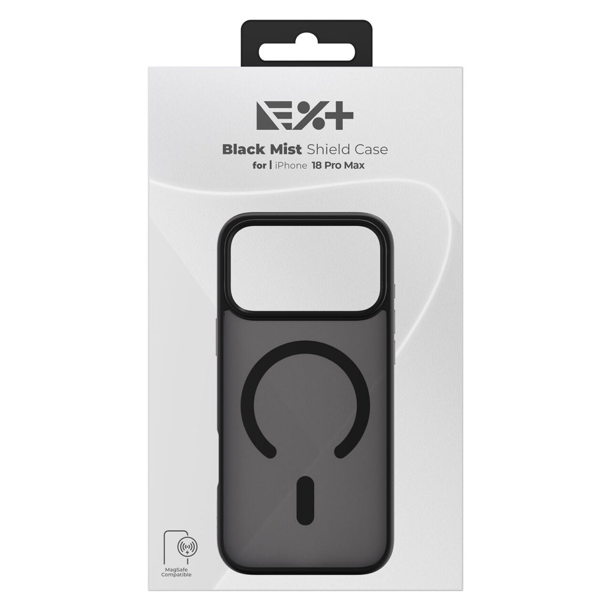 Kryt NextOne Mist Shield pre iPhone 18 Pro Max – čierny - iSTYLE.sk