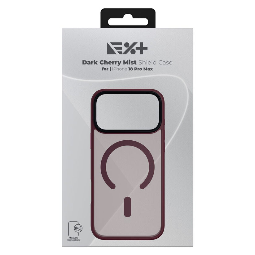 Kryt NextOne Mist Shield pre iPhone 18 Pro Max – tmavá čerešňová - iSTYLE.sk