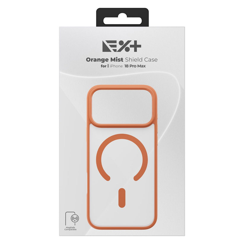 Kryt NextOne Mist Shield pre iPhone 18 Pro Max – oranžový - iSTYLE.sk