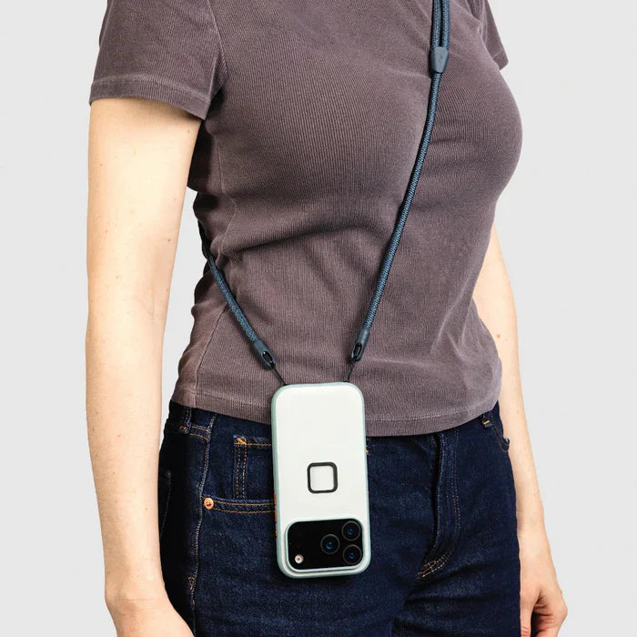 Rýchloupínací popruh na iPhone Peak Design Mobile Crossbody Strap - modrý