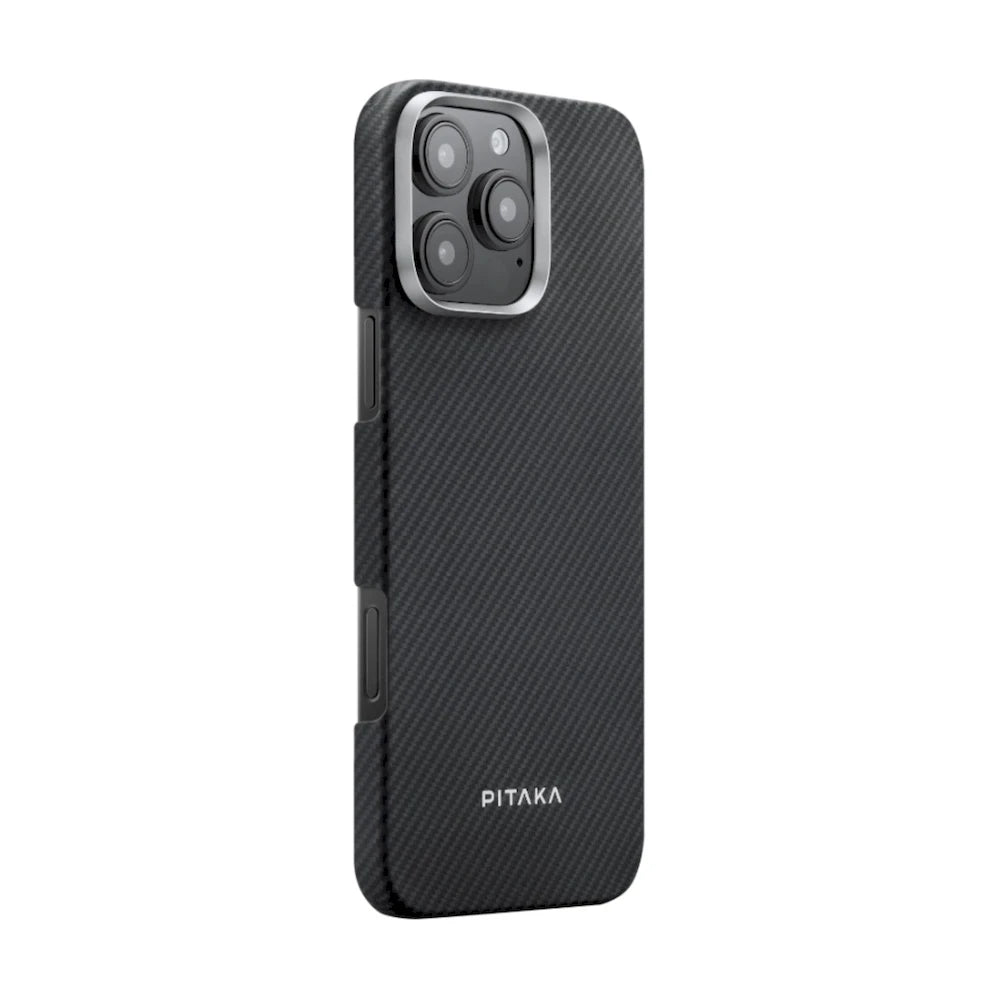 Kryt pre iPhone 16 Pro Max PitakaUltra-Slim - Black/Grey Twill - iSTYLE.sk