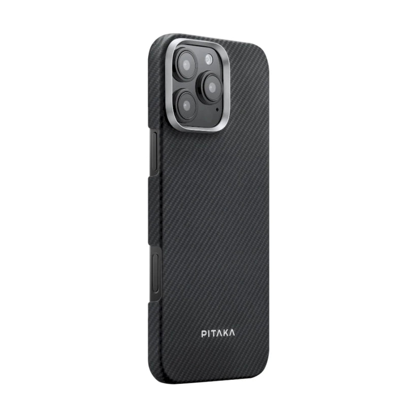 Kryt pre iPhone 16 Pro Max PitakaUltra-Slim - Black/Grey Twill - iSTYLE.sk