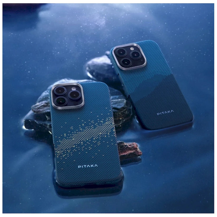 Kryt pre iPhone 16 Pro Max Pitaka Tactile Woven - StarPeak Milky Way Galaxy - iSTYLE.sk