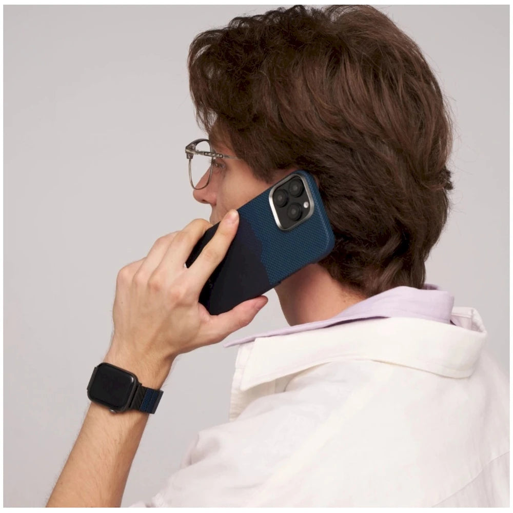 Kryt pre iPhone 16 Pitaka Tactile Woven - StarPeak Over the Horizon - iSTYLE.sk