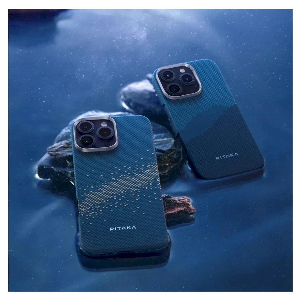 Kryt pre iPhone 16 Pitaka Tactile Woven - StarPeak Over the Horizon - iSTYLE.sk