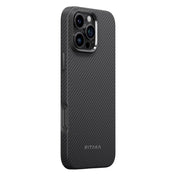 Kryt pre iPhone 16 Pro Max Pitaka Military-Grade Protective Case - Black/Grey Twill - iSTYLE.sk