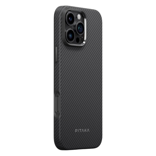 Kryt pre iPhone 16 Pro Max Pitaka Military-Grade Protective Case - Black/Grey Twill - iSTYLE.sk
