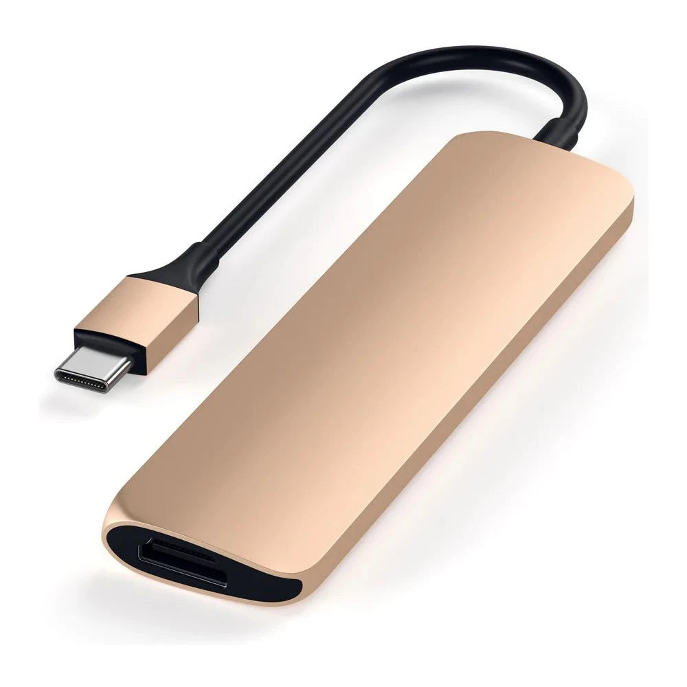 Satechi Slim Multimedia Adapter V2 - zlatý - iSTYLE.sk