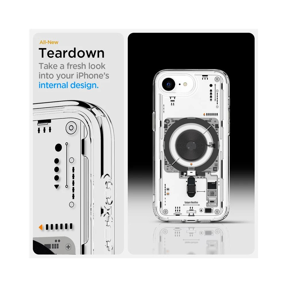 Spigen Ultra Hybrid MagSafe kryt pre iPhone 17e/16e - Neo One
