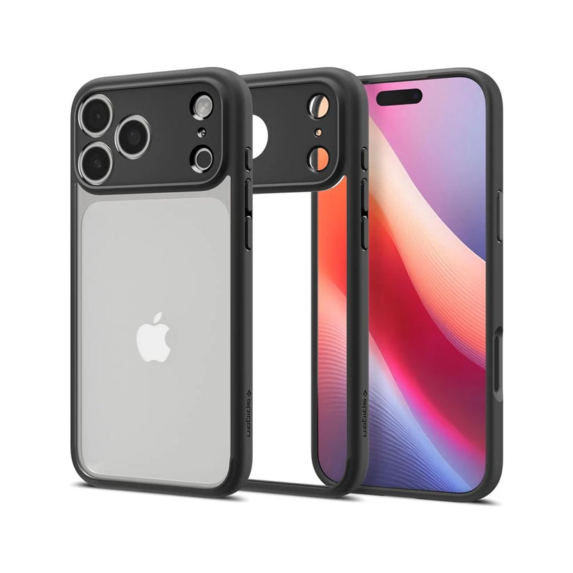 Spigen Ultra Hybrid kryt pre iPhone 17 Pro - matne čierny - iSTYLE.sk