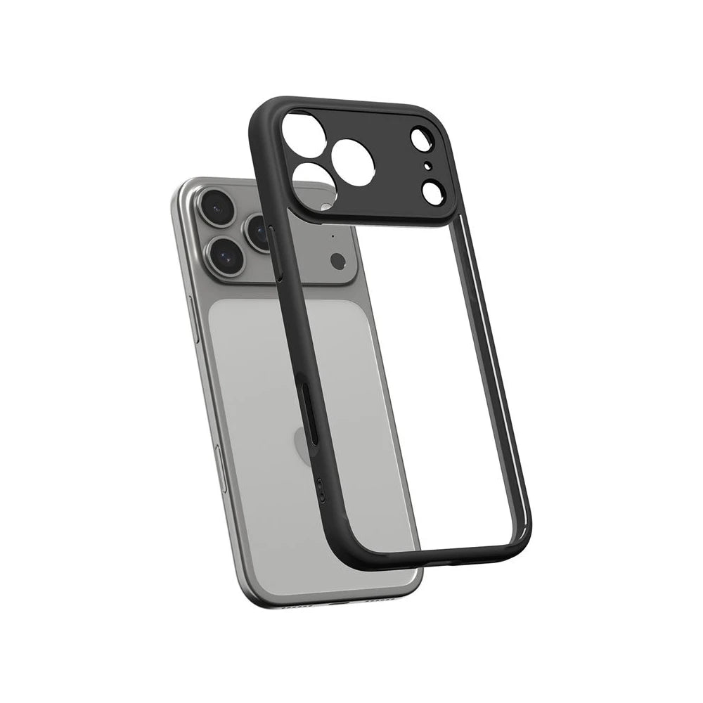 Spigen Ultra Hybrid kryt pre iPhone 17 Pro - matne čierny - iSTYLE.sk