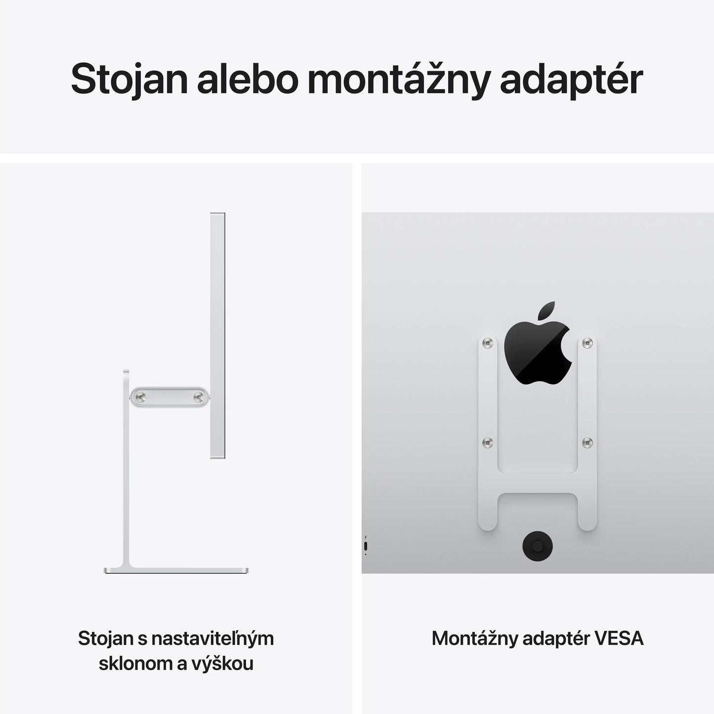 Studio Display XDR - Standard glass - Tilt- and height-adjustable stand