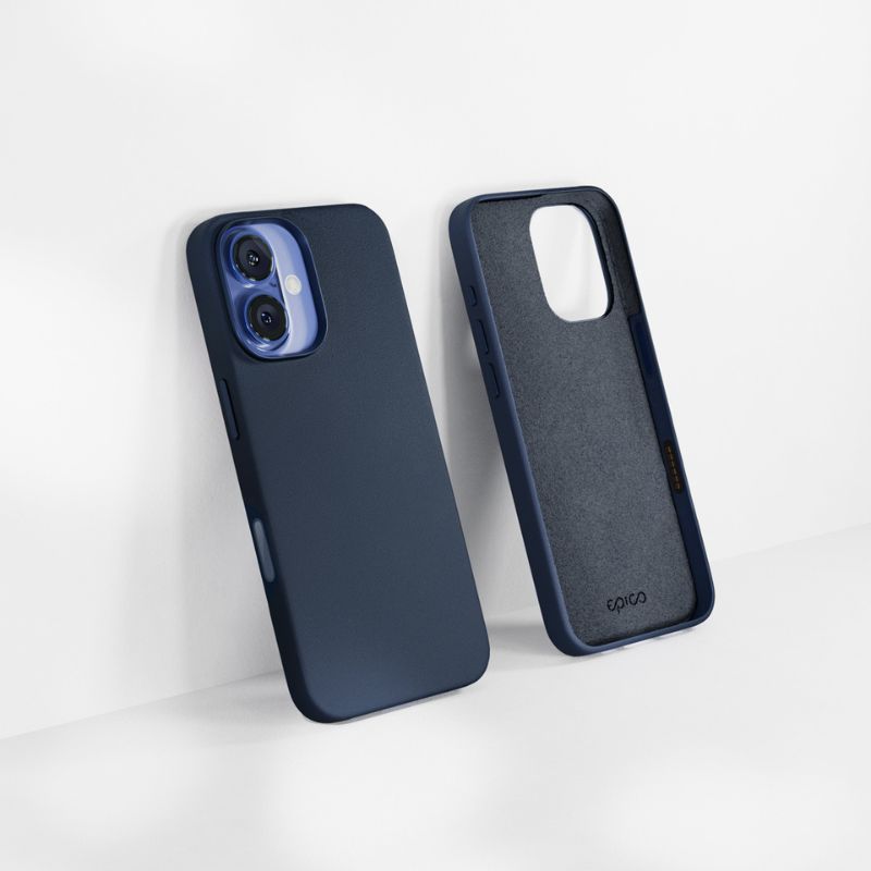 Kryt pre iPhone 16 Epico Leather Pro Mag+ Case - modrý