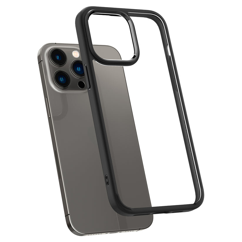 Spigen Crystal Hybrid Matte black - iPhone 14 Pro Max