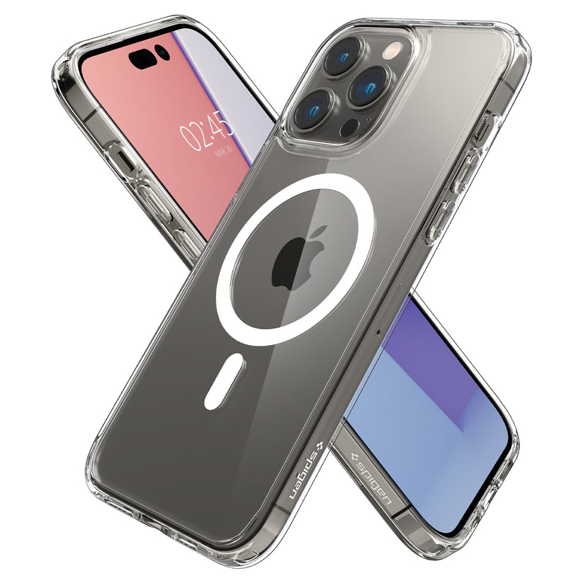 Spigen Crystal Hybrid MagSafe White - iPhone 14 Pro Max