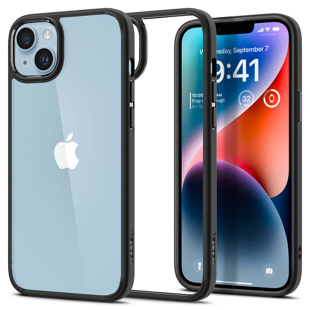 Spigen Crystal Hybrid Matte black - iPhone 14 Plus