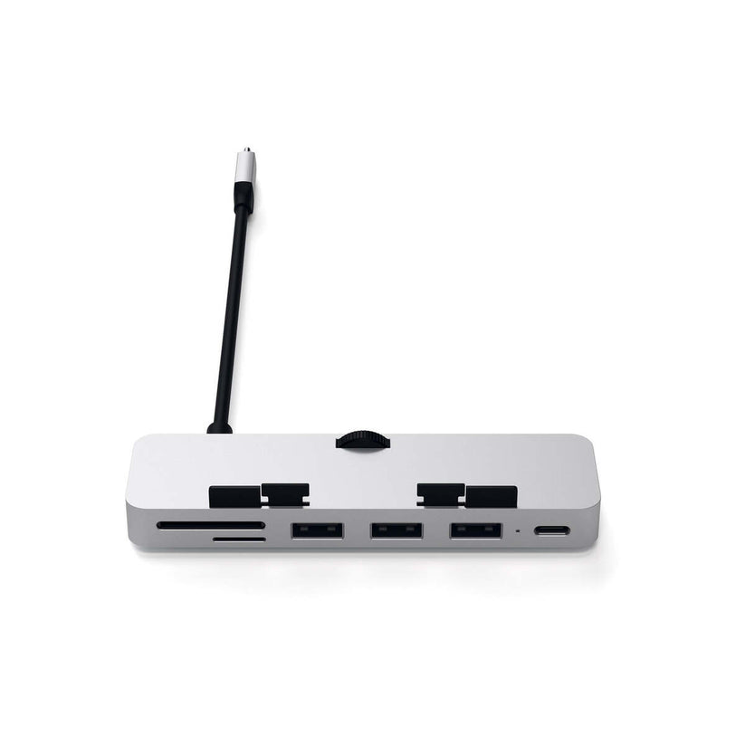 SATECHI Type-C Clamp HUB Silver for iMac
