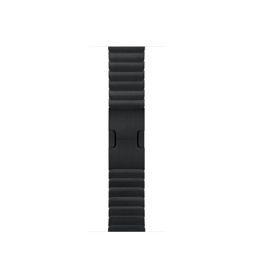 Apple - 38mm kozmicko čierny remienok s článkovým ťahom (Otvorený)