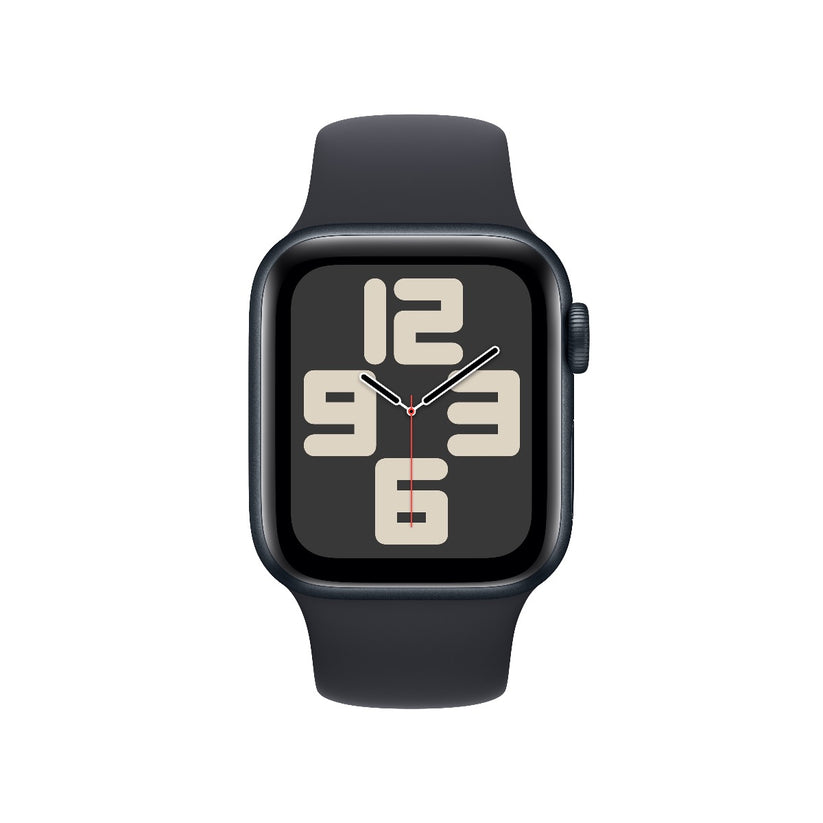 Apple Watch SE GPS + Cellular 40mm Midnight Aluminium Case with Midnight Sport Band - M/L