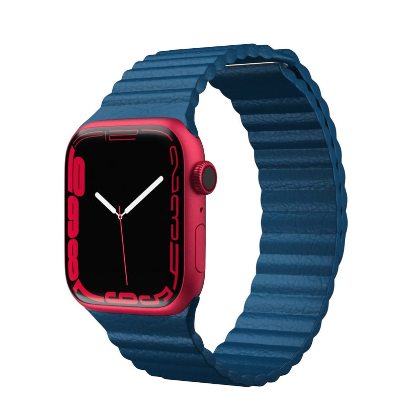 Next One Denim Blue Leather Loop 42/44mm For Apple Watch