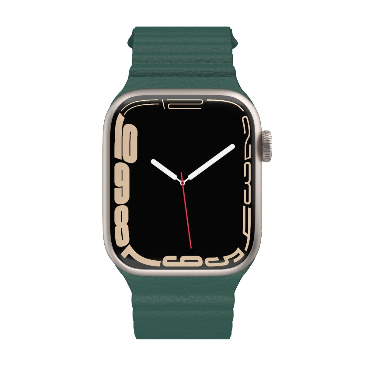 Next One Leaf Green Leather Loop 42/44mm For Apple Watch