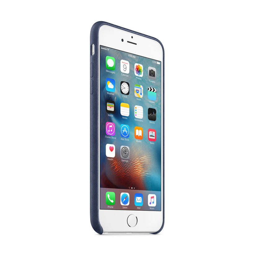 Apple - kožený kryt pre iPhone 6s Plus - tmavo modrý